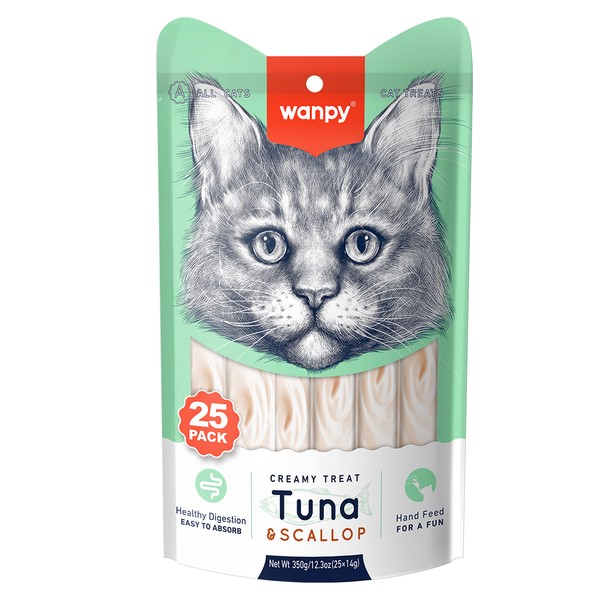 Wanpy Ton&Deniz Taraklı Krema Kedi Ödülü 25*14 gr