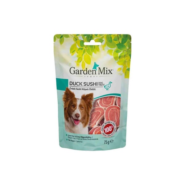 GARDEN MIX ÖRDEKLİ SUSHİ KÖPEK ÖDÜLÜ 75 GR