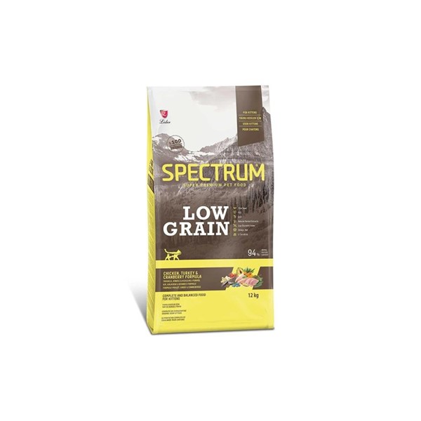 Spectrum Yavru kedi Maması Tavuklu Hindili ve Kızılcıklı 12+1 Kg