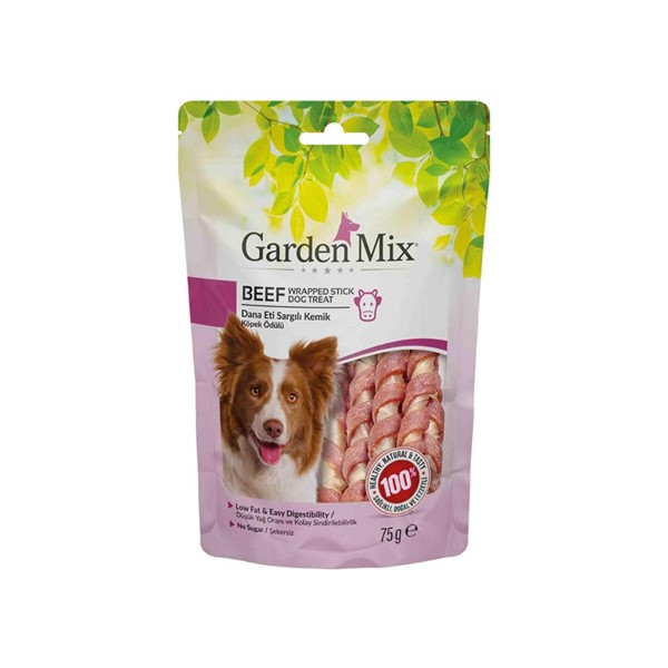 Garden Mix Dana Eti Sarılı Kemik Köpek Ödül Maması 75 gr