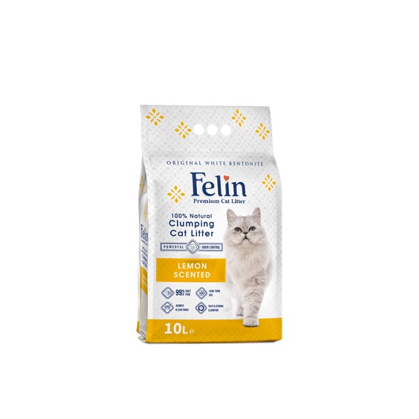 Felin Limon Kokulu Kedi Kumu 10 L