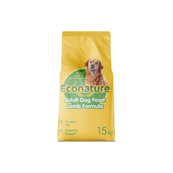 Econature Plus Kuzu Etli Yetişkin Köpek Maması 15 Kg