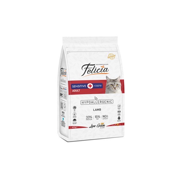 Felicia Yetişkin Kuzulu Az Tahıllı 400g