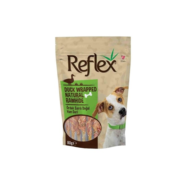 REFLEX ÖRDEK ETLİ NATURAL KEMİK 80 GR.