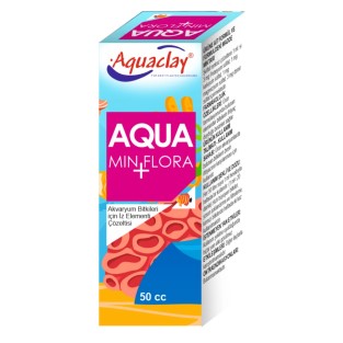 AQUACLAY MİN FLORA AKVARYUM BİTKİLERİ İÇİN İZ ELEMENTİ ÇÖZELTİSİ 50 CC