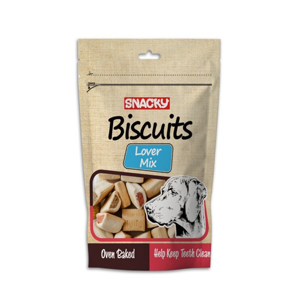 Snacky Lover Mix Köpek Ödül Bisküvisi 200 Gr