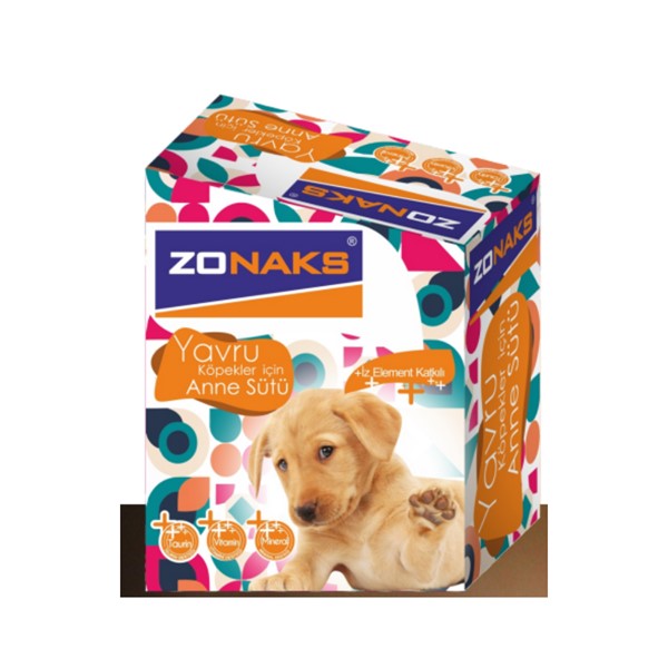 ZONAKS MILK POWDER FOR PUPPIES 14X15 GR (Yavru Köpekler için Süt Tozu)