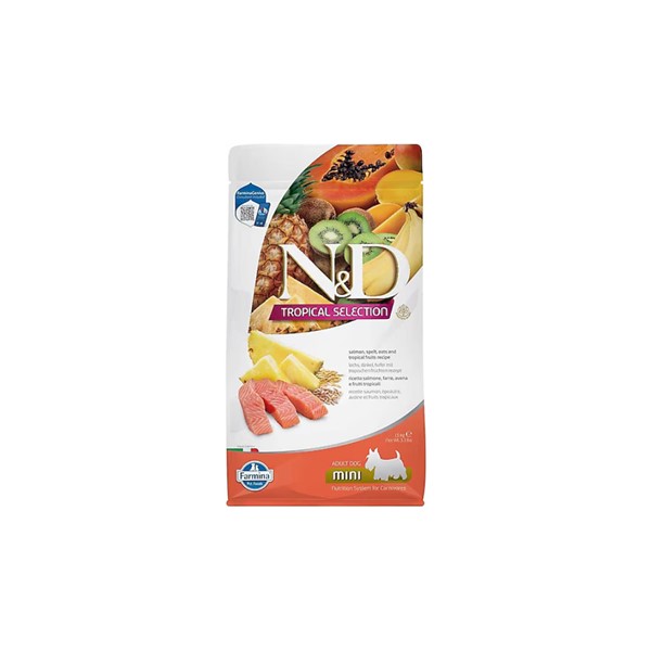 N&D Tropical Selection Somonlu 1.5 kg Küçük Irk Yetişkin Köpek Maması