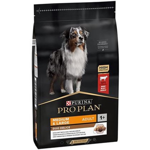 Pro Plan Duo Delice Medium & Large Sığır Etli Kuru Köpek Maması 10 kg