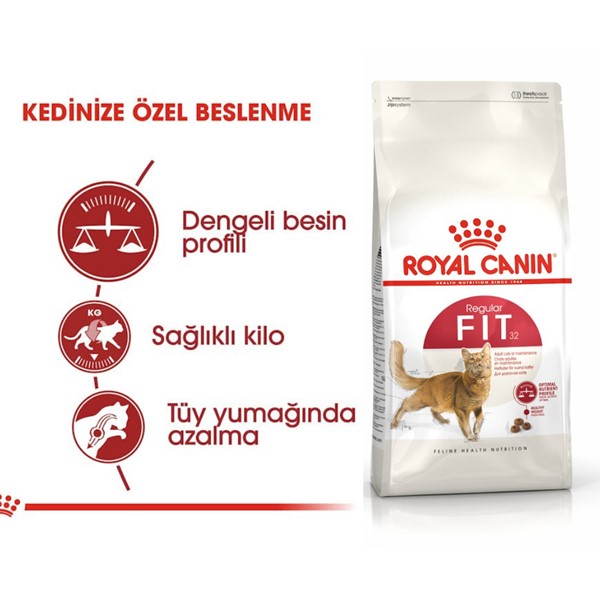 Royal Canin Adult Fit 32 Yetişkin Diyet Kedi Maması 2Kg