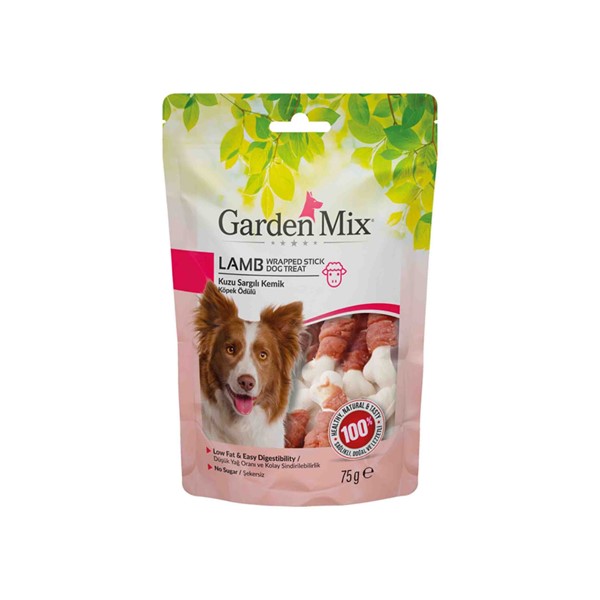 GARDEN MIX KUZU SARGILI KEMİK KÖPEK ÖDÜLÜ 75 GR