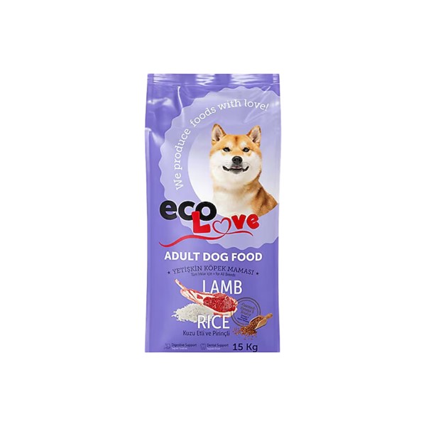 Eco Love Kuzu Etli Yetişkin Köpek Maması 15kg