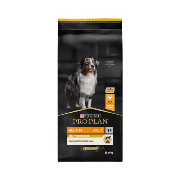 Pro plan Light Tavuklu Pirinçli Yetişkin Kuru Köpek Maması 14 kg