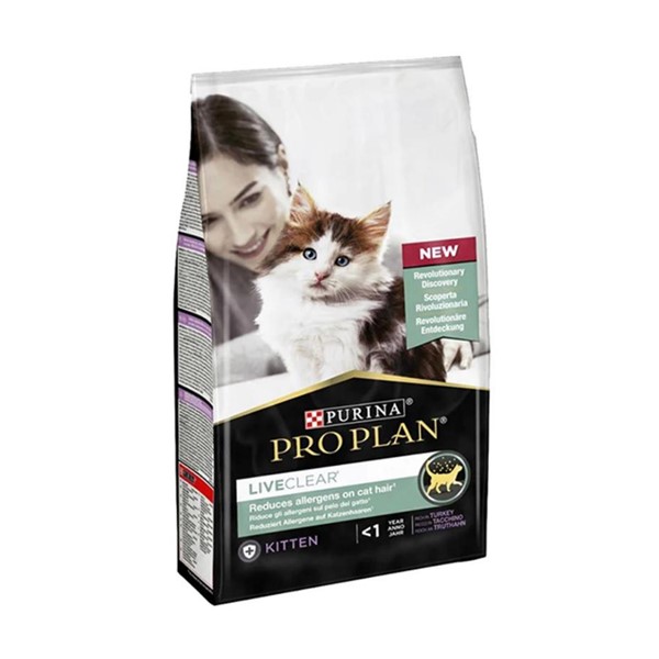 Pro plan Liveclear Kitten Hindili Yavru Kedi Maması 1.4 kg