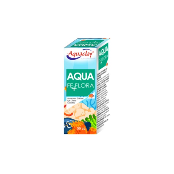 AQUACLAY FE FLORA AKVARYUM BİTKİLERİ İÇİN DEMİR ÇÖZELTİSİ 50 CC