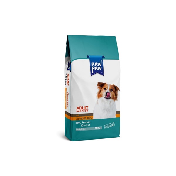 Paw Paw Kuzu Etli-Pirinçli Yetişkin Köpek Maması-15kg