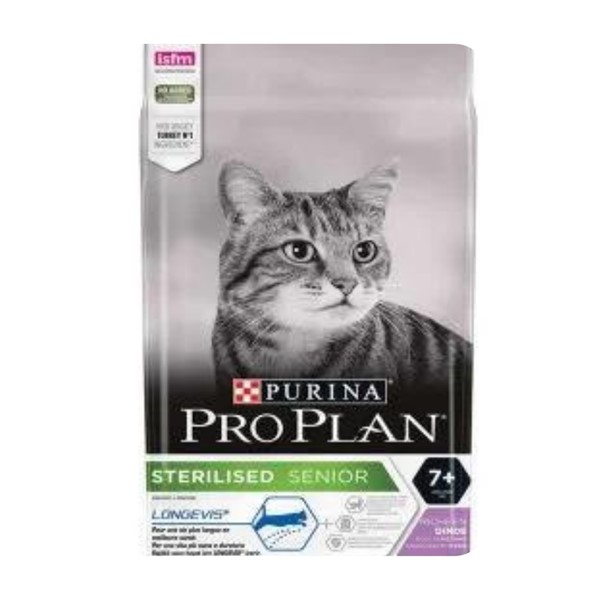 Pro plan Senior Hindili Kısırlaştırılmış Kuru Kedi Maması 3 kg