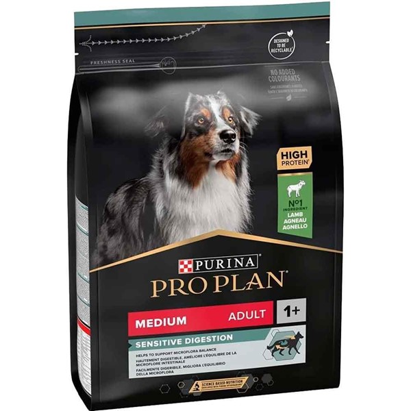 Pro plan Kuzu Etli Orta Irk Yetişkin Köpek Maması 3 kg