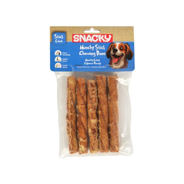 Snacky Çıtır Munchy Köpek Ödül 5'li *13cm *100g X 6 PAKET