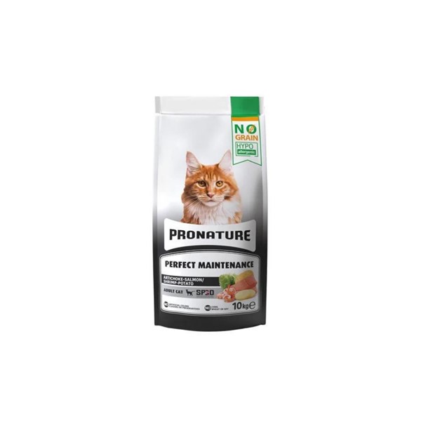 Pronature Hypo-Allergenic Tahılsız Somonlu Karidesli Yetişkin Kedi Maması 10 Kg