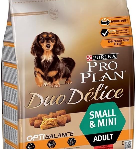 Pro Plan Duo Delice Sığır Etli Mini ve Küçük Irk Yetişkin Köpek Maması 2.5 kg