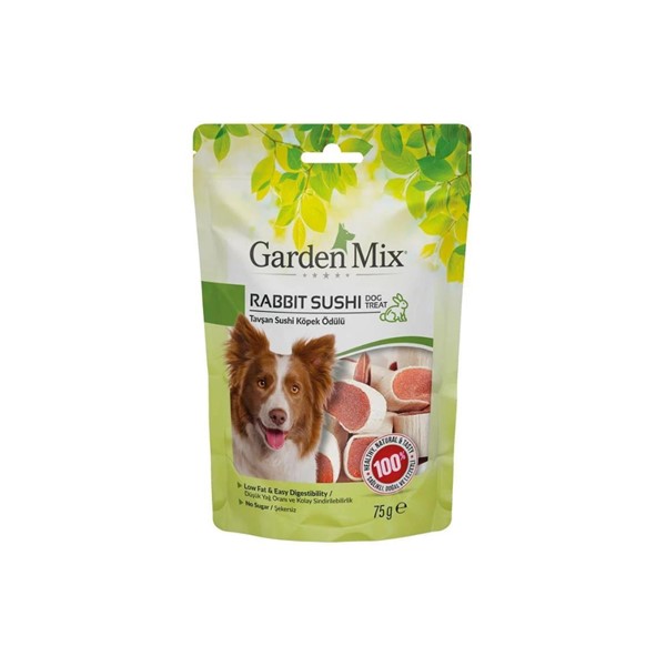 GARDEN MIX TAVŞAN SUSHİ KÖPEK ÖDÜLÜ 75 GR