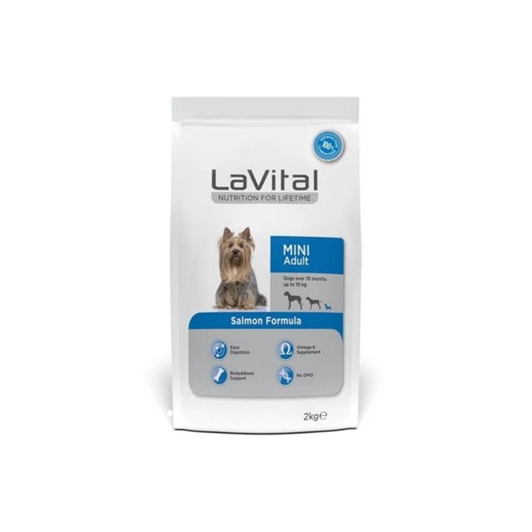 Lavital Küçük Irk Somonlu Yetişkin Köpek Maması 1.5 Kg