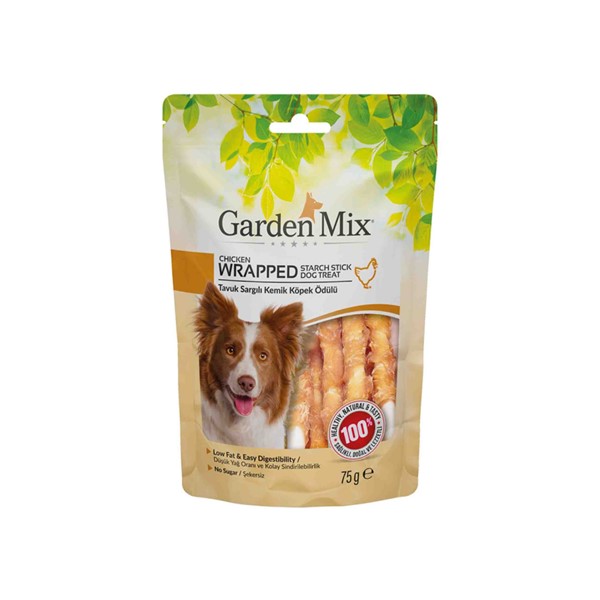 GARDEN MIX TAVUK SARGILI KEMİK KÖPEK ÖDÜLÜ 75 GR