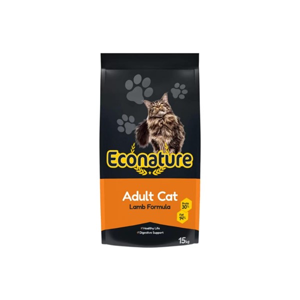 ECONATURE KUZULU YETİŞKİN KEDİ MAMASI 15KG