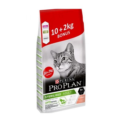 Pro plan Somonlu Kısırlaştırılmış Kuru Kedi Maması 10 kg +2 kg Hediye