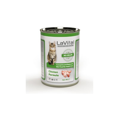 lavital tahılsız tavuk etli yetişkin kedi konservesi 400 gr, 8681612751140,lavital tahılsız tavuk etli yetişkin kedi konservesi 400 gr,yaş kedi maması,kedi konservesi,tavuklu kedi konservesi