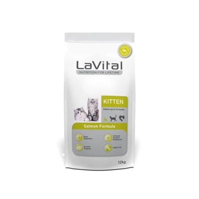 lavital kitten somonlu yavru kedi maması 12 kg, 8681612751843,lavital,yavru kedi maması,somonlu kedi maması,kuru kedi maması