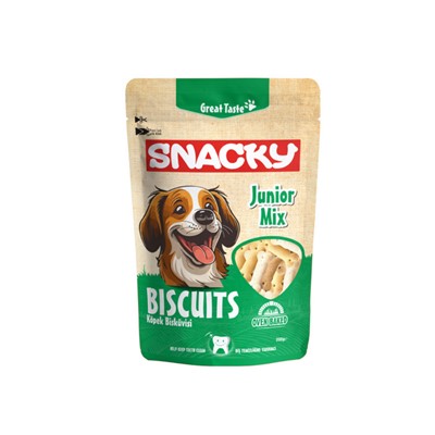 junior mix köpek bisküvisi 200 gr x 6 paket, 8682631201203,mankypetshop,snacky,köpek ödül maması,köpek bisküvisi,yavru köpek bisküvisi