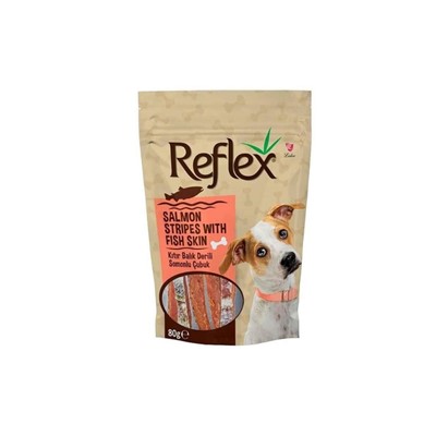 reflex balık deri sargılı somon etli çubuk 80gr, 8698995030069,reflex balık deri sargılı somon etli çubuk 80gr