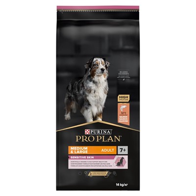 pro plan orta ve büyük ırk yetişkin 7+ yaş somonlu kuru köpek maması 14 kg, proplan,yetişkin köpek maması,yaşlı köpek maması,kuru köpek maması,+7yaş köpek maması,somonlu köpek maması,mankypetshop