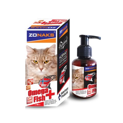 zonaks omega fısh cat 100 ml, 8683011291135,zonaks omega fısh cat 100 ml,kediler için balık yağı