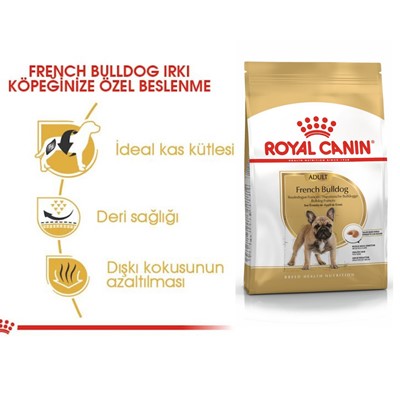 Royal Canin French Bulldog Adult Yetişkin Köpek Maması 3 Kg