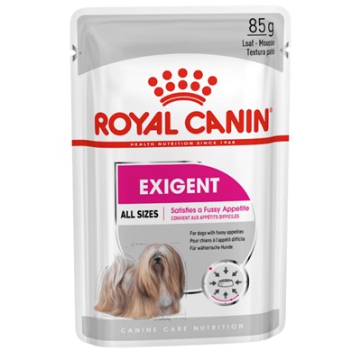 royal canin exigent loaf yetişkin köpek maması 85 gr, royal canin, exigent loaf,yaş köpek maması,mankypetshop