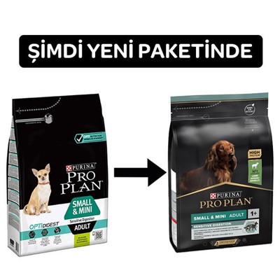 Pro plan Kuzu Etli Küçük ve Mini Irk Yetişkin Köpek Maması 3 kg