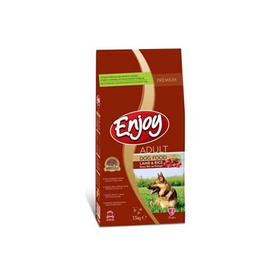 enjoy kuzulu ve pirinçli yetişkin köpek maması 15 kg, 8698995011464,enjoy,kuzulu köpek maması,yetişkin köpek maması,kuru köpek maması