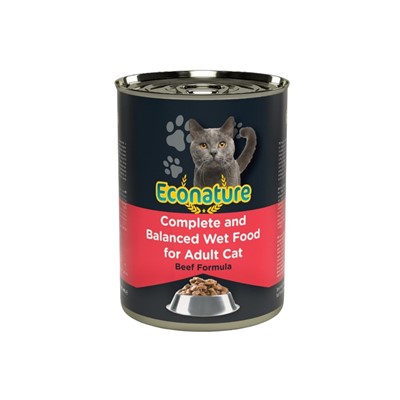 econature sığır etli yetişkin kedi konservesi 400 gr, 8681612750969,econature sığır etli yetişkin kedi konservesi 400 gr,biftekli konserve mama,yaş mama,kedi konservesi,biftekli kedi konservesi