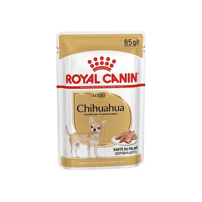 royal canin adult chihuahua yetişkin köpek pouch konserve 85 gr, royal canın,chihuahua,yetişkin pouch mama,yetişkin köpek maması,yaş mama,mankypetshop