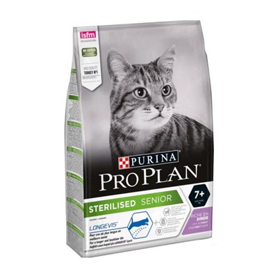 Pro plan Senior Hindili Kısırlaştırılmış Kuru Kedi Maması 3 kg