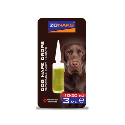 zonaks dog nape drops 3 ml, 8683011290695