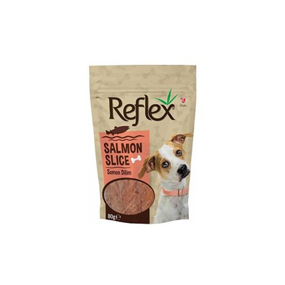 reflex somon etli dilim 80 gr, 8698995030045,reflex somon etli dilim 80 gr,köpek ödülü