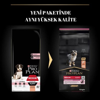 PRO PLAN Medium Puppy Somonlu Köpek Maması 12 kg