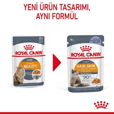 Royal Canin Intense Beauty Jelly Kedi Konservesi 85 Gr