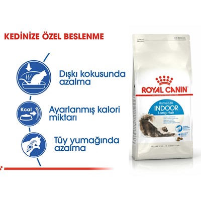 Royal Canin Indoor 27 Ev Kedileri için Yetişkin Kedi Maması 2kg