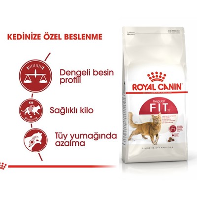 Royal Canin Adult Fit 32 Yetişkin Diyet Kedi Maması 2Kg