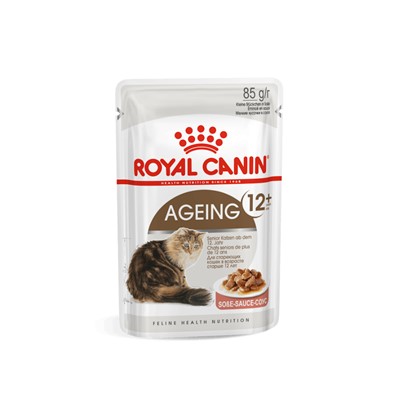 royal canin ageing +12 gravy yaşlı kediler için yaş mama 85g, royal canin,yaşlı kedi maması,yaşlı kedi için yaş mama,mankypetshop,12yaş üstü kediler